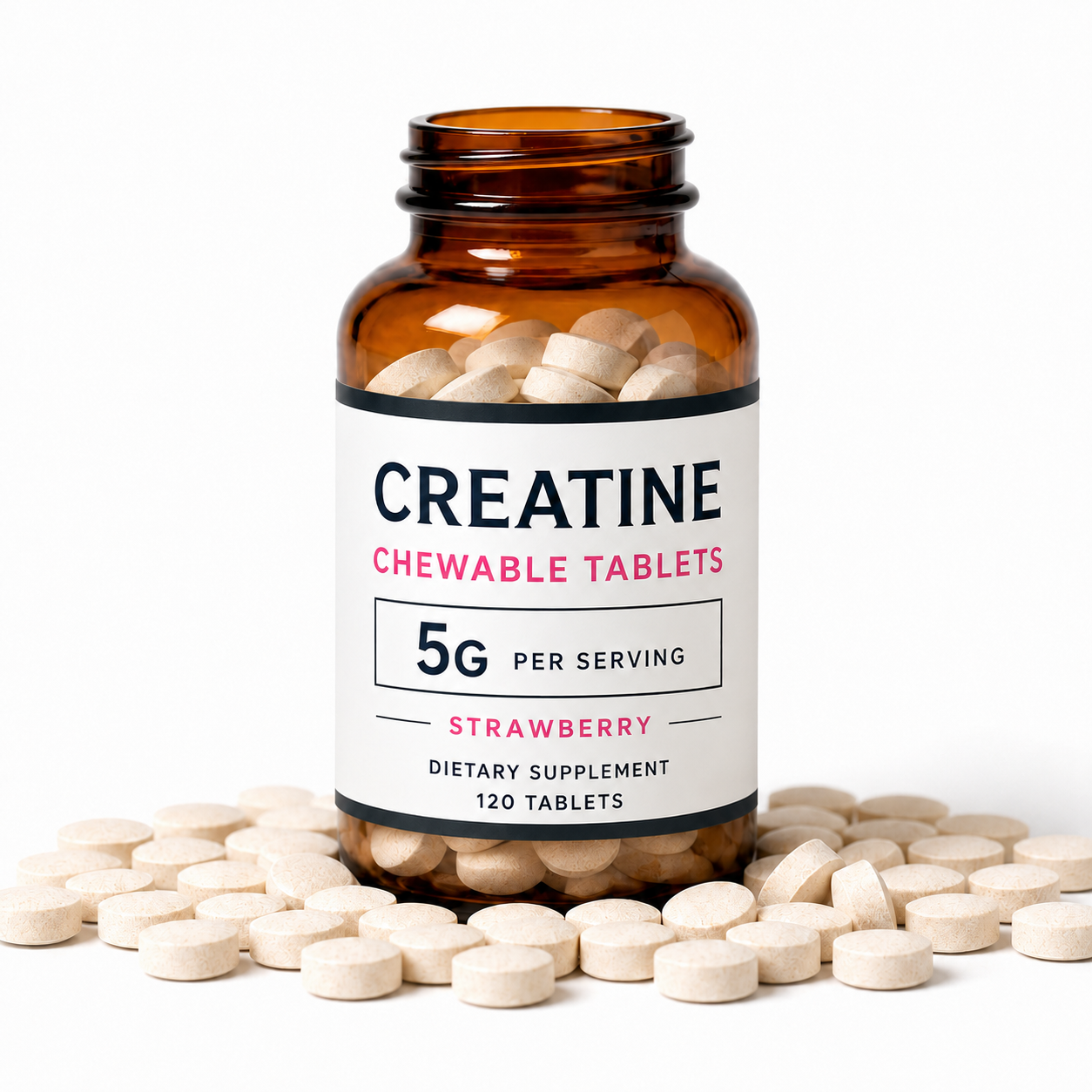 Flavored Creatine Chewable Tablets