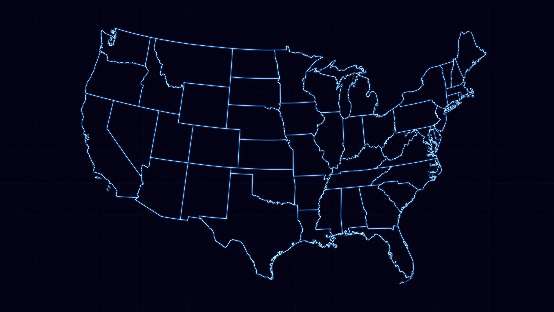 US facilities map